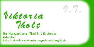 viktoria tholt business card