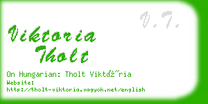 viktoria tholt business card